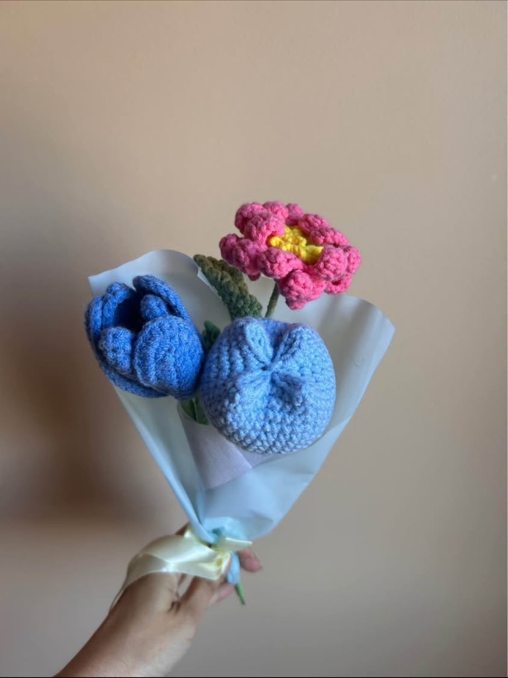 Hand Crocheted Bouquet of Flowers